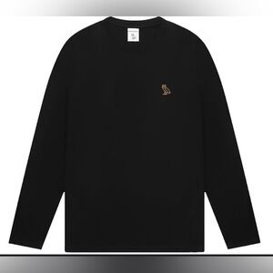 OVO Essentials long sleeve tee shirt Octobers Very Own Drake Essential Black
